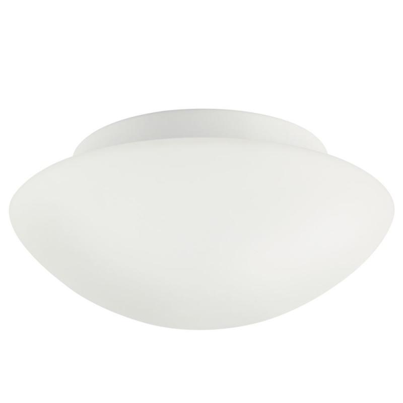 Deckenleuchte Ufo Maxi opal runde Form für Bad, Flur oder Keller
